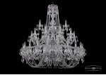 Люстра хрустальная Bohemia Ivele 1402/20+10+5/400/3d/Ni