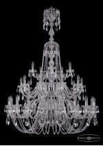 Люстра хрустальная Bohemia Ivele 1402/20+10+5/400/XL-158/3d/Ni