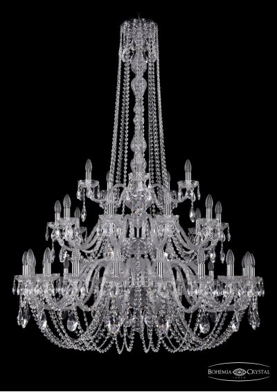 Люстра хрустальная Bohemia Ivele 1402/20+10+5/400/h-158/3d/Ni Люстра хрустальная Bohemia Ivele 1402/20+10+5/400/h-158/3d/Ni