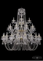 Люстра хрустальная Bohemia Ivele 1402/20+10+5/460/3d/G