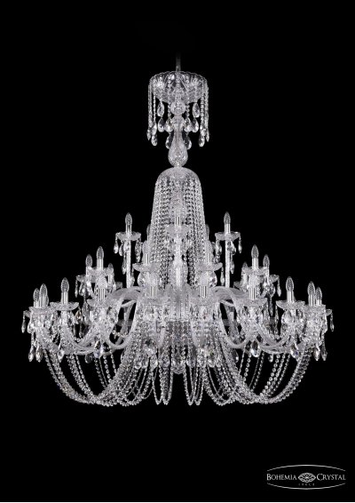 Люстра хрустальная Bohemia Ivele 1402/20+10+5/530/XL-165/Ni Люстра хрустальная Bohemia Ivele 1402/20+10+5/530/XL-165/Ni