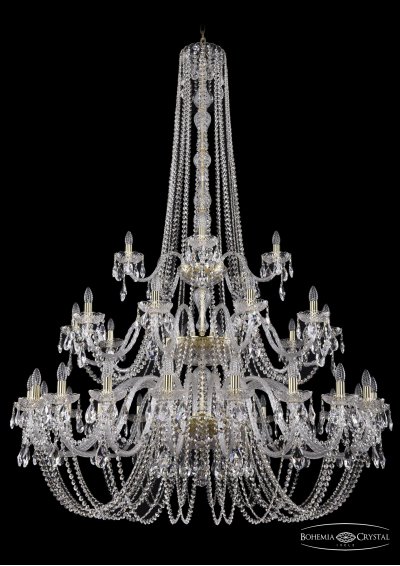 Люстра хрустальная Bohemia Ivele 1402/20+10+5/530/h-206/3d/G Люстра хрустальная Bohemia Ivele 1402/20+10+5/530/h-206/3d/G