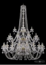 Люстра хрустальная Bohemia Ivele 1402/20+10+5/530/h-206/3d/G