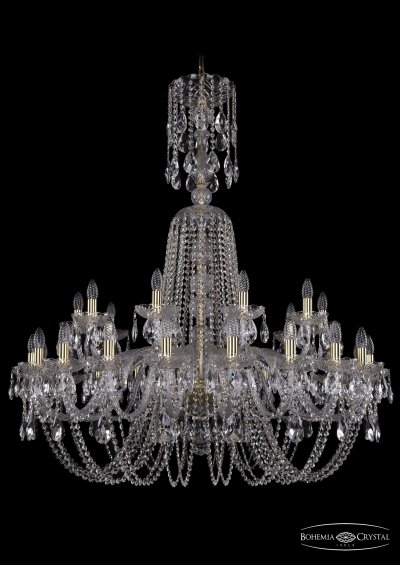 Люстра хрустальная Bohemia Ivele 1402/20+10/400/XL-130/G Люстра хрустальная Bohemia Ivele 1402/20+10/400/XL-130/G