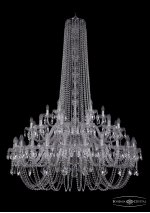 Люстра хрустальная Bohemia Ivele 1402/24+12+6/460/h-176/2d/Ni