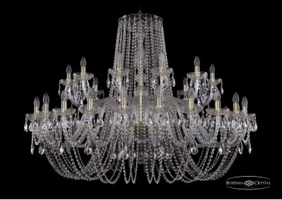 Люстра хрустальная Bohemia Ivele 1402/24+12/530/G Люстра хрустальная Bohemia Ivele 1402/24+12/530/G