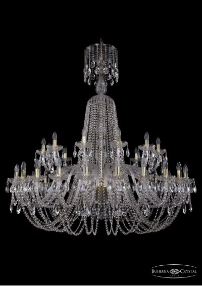 Люстра хрустальная Bohemia Ivele 1402/24+12/530/XL-154/G Люстра хрустальная Bohemia Ivele 1402/24+12/530/XL-154/G
