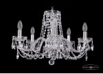 Люстра хрустальная Bohemia Ivele 1402/5/195/Ni
