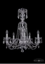 Люстра хрустальная Bohemia Ivele 1402/5/195/XL-64/Ni
