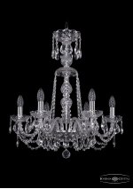 Люстра хрустальная Bohemia Ivele 1402/6/195/XL-64/Ni