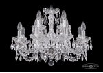 Люстра хрустальная Bohemia Ivele 1402/8+4/195/Ni