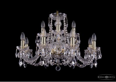 Люстра хрустальная Bohemia Ivele 1402/8+4/240/G