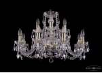 Люстра хрустальная Bohemia Ivele 1402/8+4/240/G