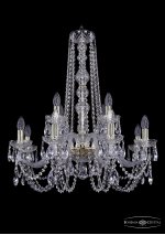 Люстра хрустальная Bohemia Ivele 1402/8+4/240/h-76/G