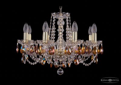 Люстра хрустальная Bohemia Ivele 1402/8/195/G/K711