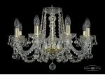 Люстра хрустальная Bohemia Ivele 1402/8/195/G/Balls