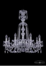 Люстра хрустальная Bohemia Ivele 1402/8/240/XL-73/Ni