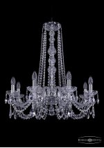 Люстра хрустальная Bohemia Ivele 1402/8/240/h-73/Ni