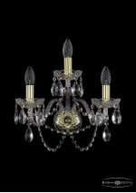 Светильник настенный бра Bohemia Ivele 1402B/2+1/160/G