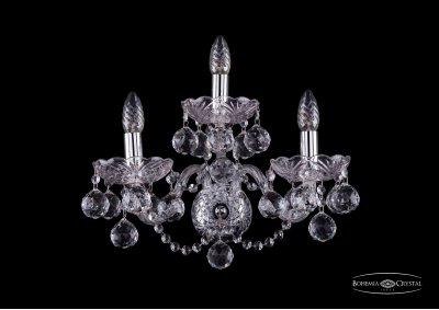 Светильник настенный бра Bohemia Ivele 1402B/2+1/160/Ni/Balls Светильник настенный бра Bohemia Ivele 1402B/2+1/160/Ni/Balls
