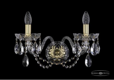 Светильник настенный бра Bohemia Ivele 1402B/2/195/XL/G Светильник настенный бра Bohemia Ivele 1402B/2/195/XL/G