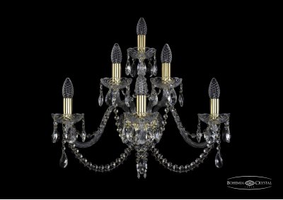 Светильник настенный бра Bohemia Ivele 1402B/3+2+1/240/G Светильник настенный бра Bohemia Ivele 1402B/3+2+1/240/G