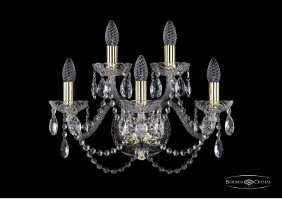 Светильник настенный бра Bohemia Ivele 1402B/3+2/160/G Светильник настенный бра Bohemia Ivele 1402B/3+2/160/G