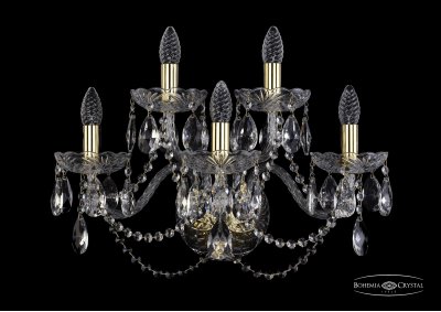 Светильник настенный бра Bohemia Ivele 1402B/3+2/195/XL/G Светильник настенный бра Bohemia Ivele 1402B/3+2/195/XL/G