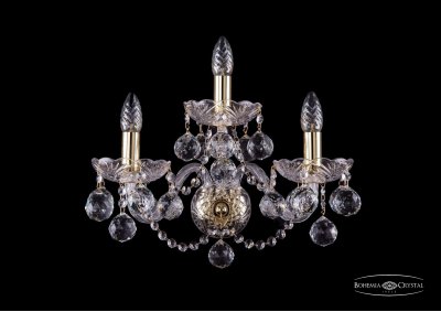 Светильник настенный бра Bohemia Ivele 1402B/3/160/G/Balls