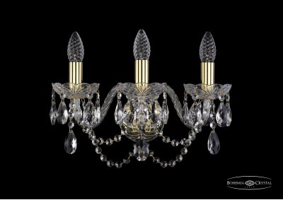 Светильник настенный бра Bohemia Ivele 1402B/3/160/G