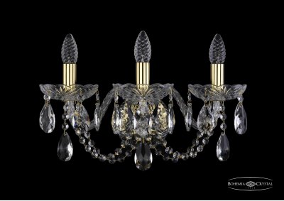 Светильник настенный бра Bohemia Ivele 1402B/3/160/XL/G