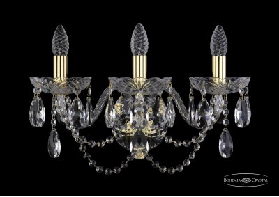 Светильник настенный бра Bohemia Ivele 1402B/3/195/XL/G