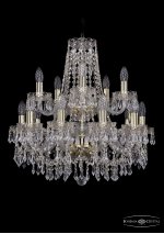 Люстра хрустальная Bohemia Ivele 1403/10+5/195/2d/G