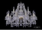 Люстра хрустальная Bohemia Ivele 1403/10+5/240/G