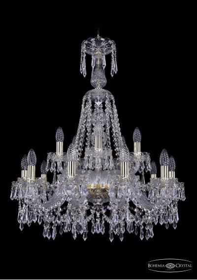 Люстра хрустальная Bohemia Ivele 1403/10+5/240/XL-80/G Люстра хрустальная Bohemia Ivele 1403/10+5/240/XL-80/G