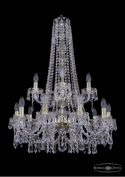 Люстра хрустальная Bohemia Ivele 1403/10+5/240/h-92/2d/G Люстра хрустальная Bohemia Ivele 1403/10+5/240/h-92/2d/G