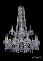 Люстра хрустальная Bohemia Ivele 1403/10+5/240/h-92/2d/G