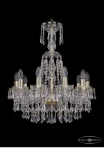 Люстра хрустальная Bohemia Ivele 1403/10/195/XL-65/G
