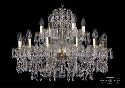 Люстра хрустальная Bohemia Ivele 1403/12+6/240/G Люстра хрустальная Bohemia Ivele 1403/12+6/240/G
