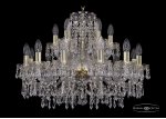 Люстра хрустальная Bohemia Ivele 1403/12+6/240/G
