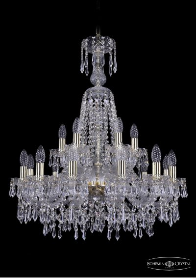 Люстра хрустальная Bohemia Ivele 1403/12+6/240/XL-80/G Люстра хрустальная Bohemia Ivele 1403/12+6/240/XL-80/G