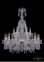 Люстра хрустальная Bohemia Ivele 1403/12+6/240/XL-80/G