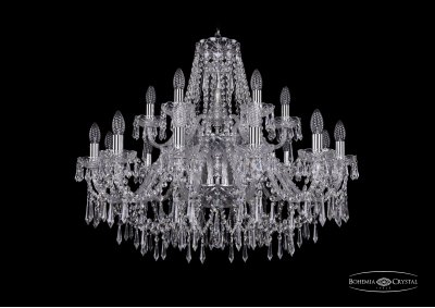 Люстра хрустальная Bohemia Ivele 1403/12+6/300/2d/Ni Люстра хрустальная Bohemia Ivele 1403/12+6/300/2d/Ni