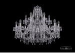 Люстра хрустальная Bohemia Ivele 1403/12+6/300/2d/Ni