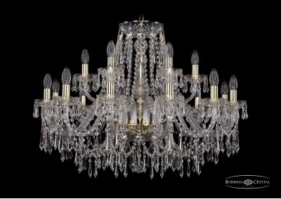 Люстра хрустальная Bohemia Ivele 1403/12+6/300/G Люстра хрустальная Bohemia Ivele 1403/12+6/300/G