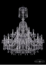 Люстра хрустальная Bohemia Ivele 1403/12+6/300/XL-100/2d/Ni