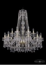 Люстра хрустальная Bohemia Ivele 1403/12+6/300/h-95/G