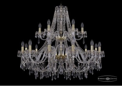 Люстра хрустальная Bohemia Ivele 1403/12+6/360/2d/G