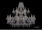 Люстра хрустальная Bohemia Ivele 1403/12+6/360/2d/G