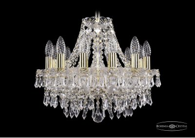 Люстра хрустальная Bohemia Ivele 1403/12/141/G